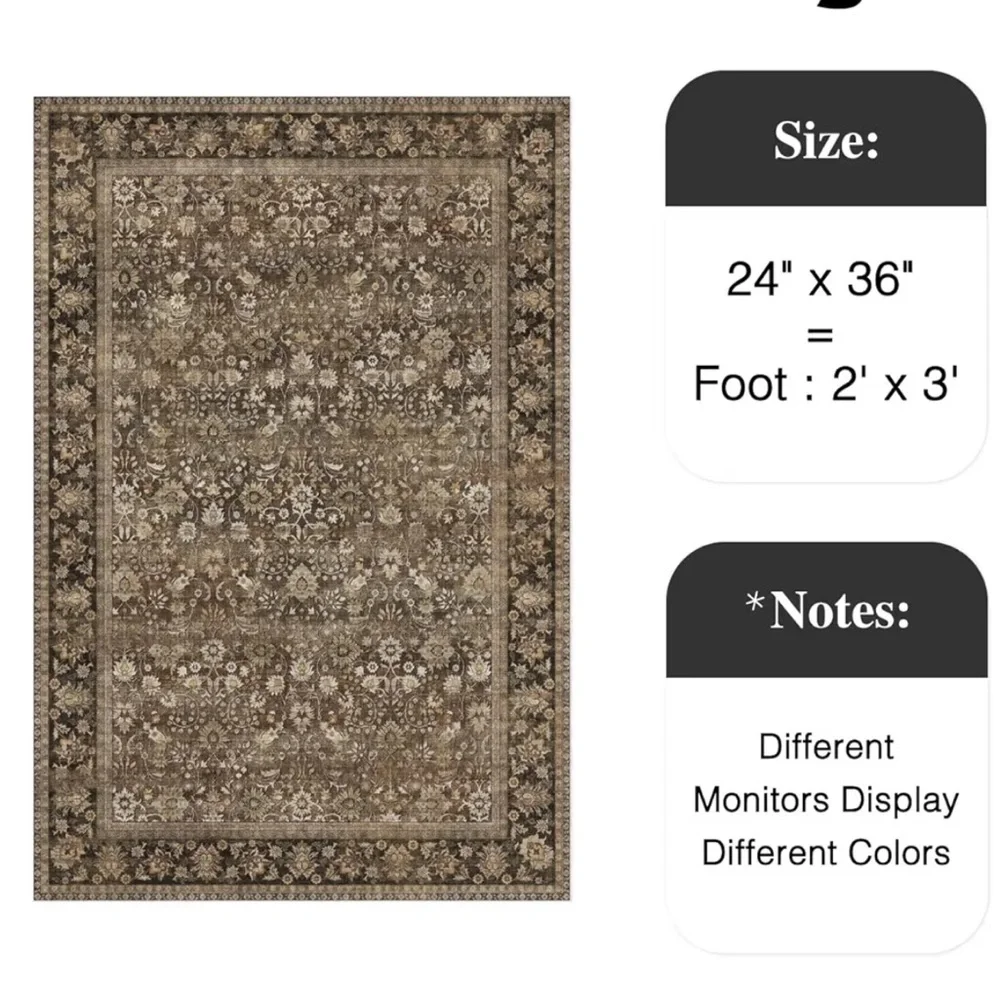N/A beige floral